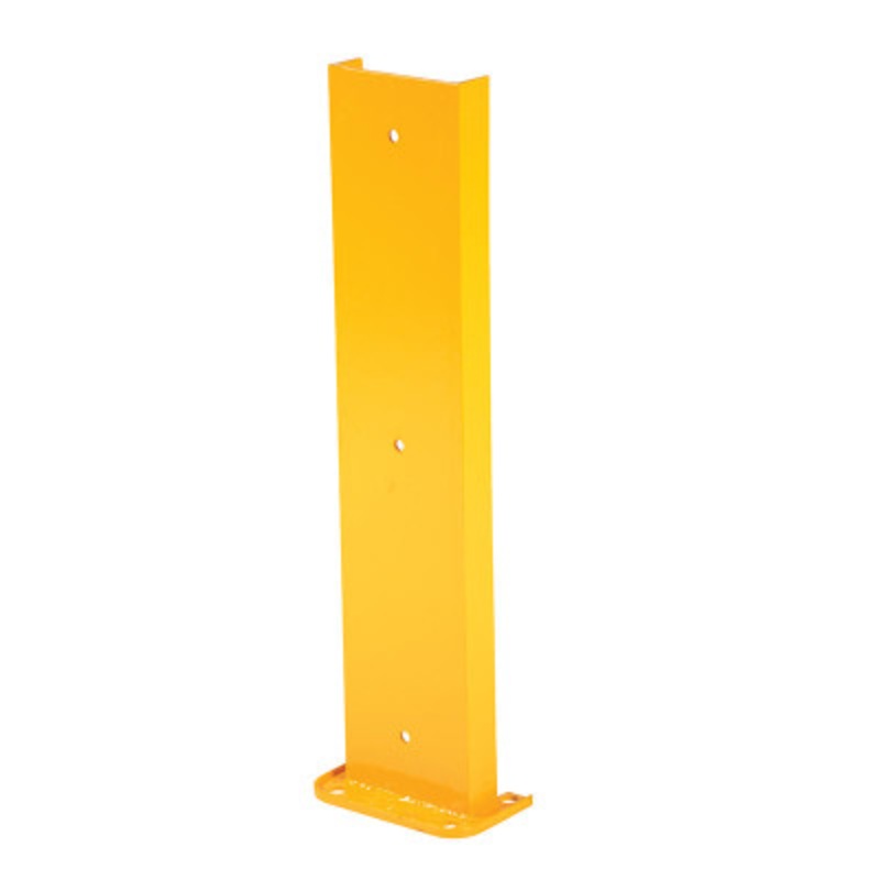 Steel Structural Rack Guard, 36-1/4in x 6in x 37in, Yellow