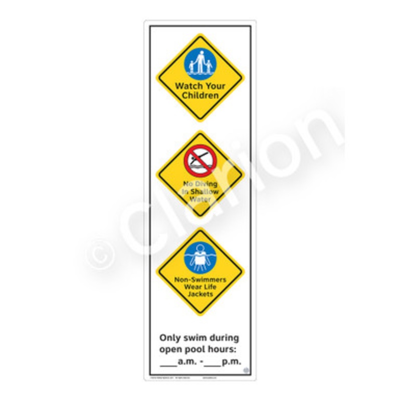 Watch Your Children Sign (WSS2371-e)