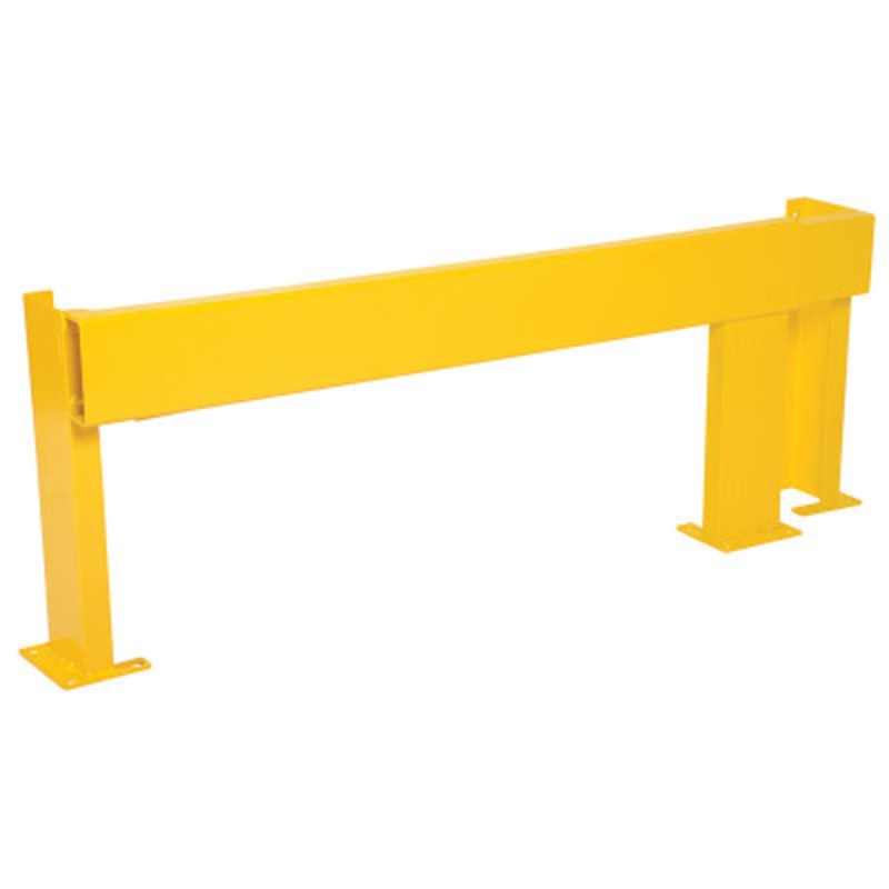 Adjustable Width Rack Guard, 65-5/8 x 10-9/16 x 24-9/16in, Yell