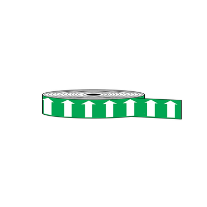 Arrow Banding Tape 1 x 30yd White on Green (ABT-1-WG)