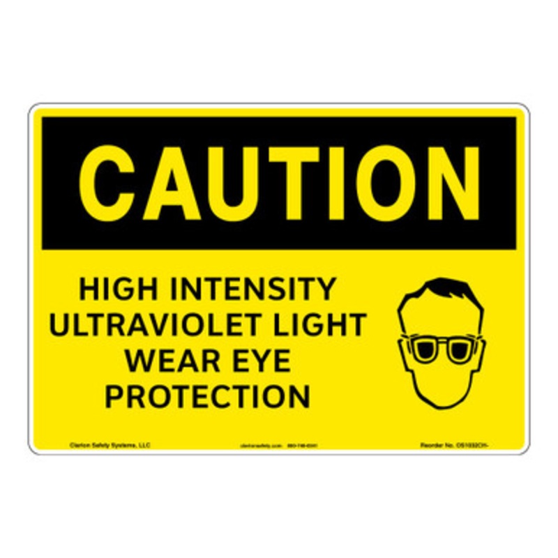 Caution/High Intensity Sign (OS1032CH-)
