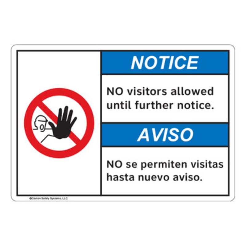 Notice/No Visitors Allowed (FL1145-)