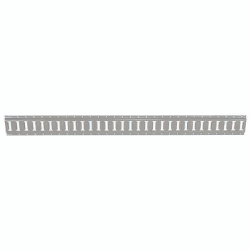 Steel E-Track, 5 Ft. Length, 1 Pack, Gray