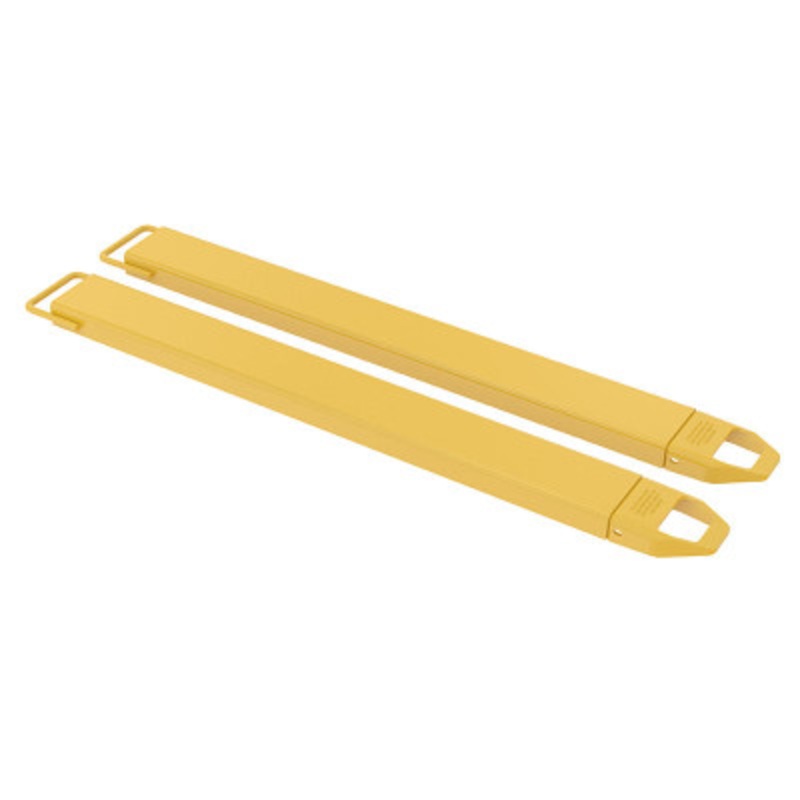 Steel Fork Extensions, 6 x 63in, 4,000 lb., Yellow