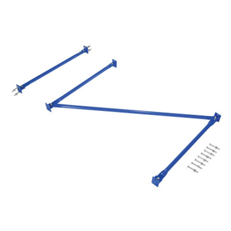 Steel Standard Cantilever Brace Set, 96in x 48in, Blue