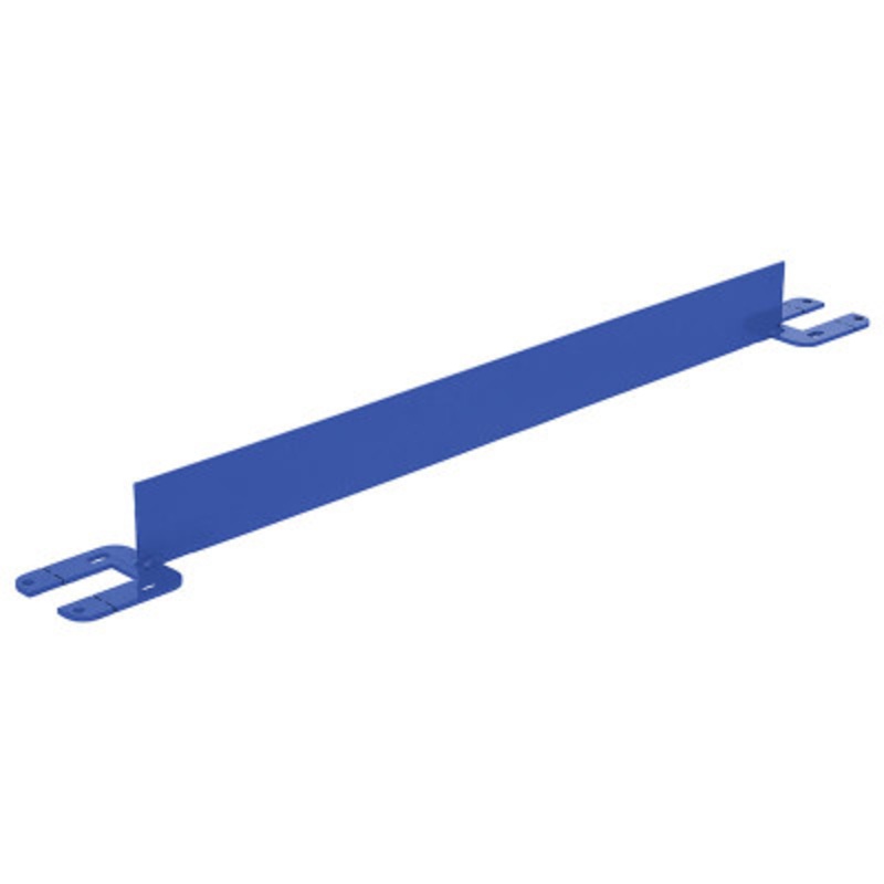 Steel Toe Board For Pipe Safety Railing, 3 Ft. Length, Blue