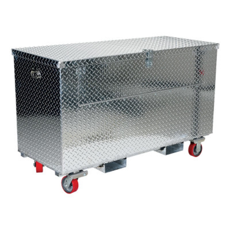 Tool Box, Casters and Fork Pockets, 25-7/8 x 49-1/4 x 44-11/16in