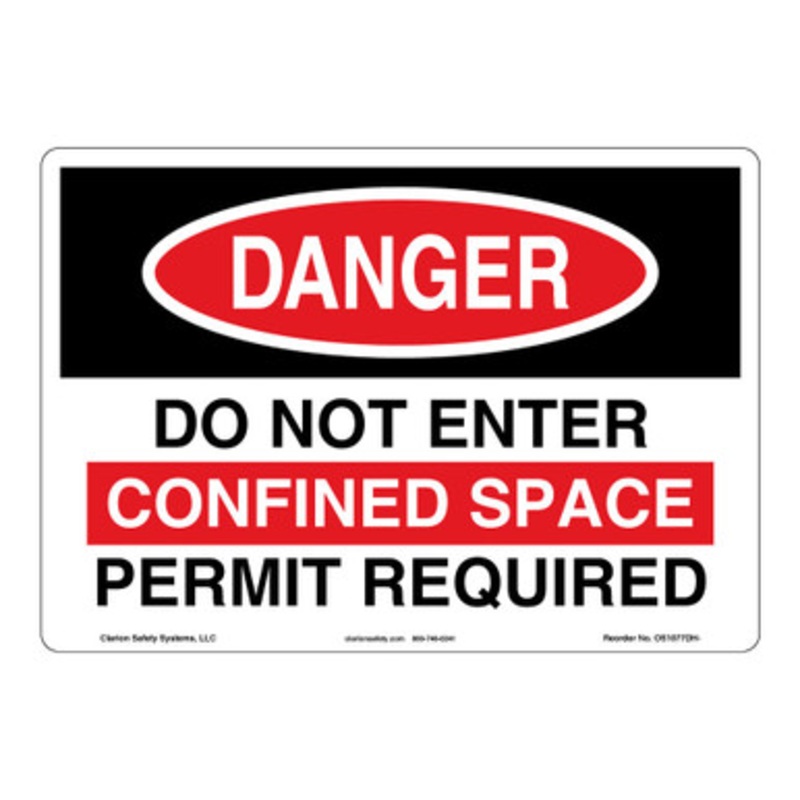 Danger/Do Not Enter Sign (OS1077DH-)