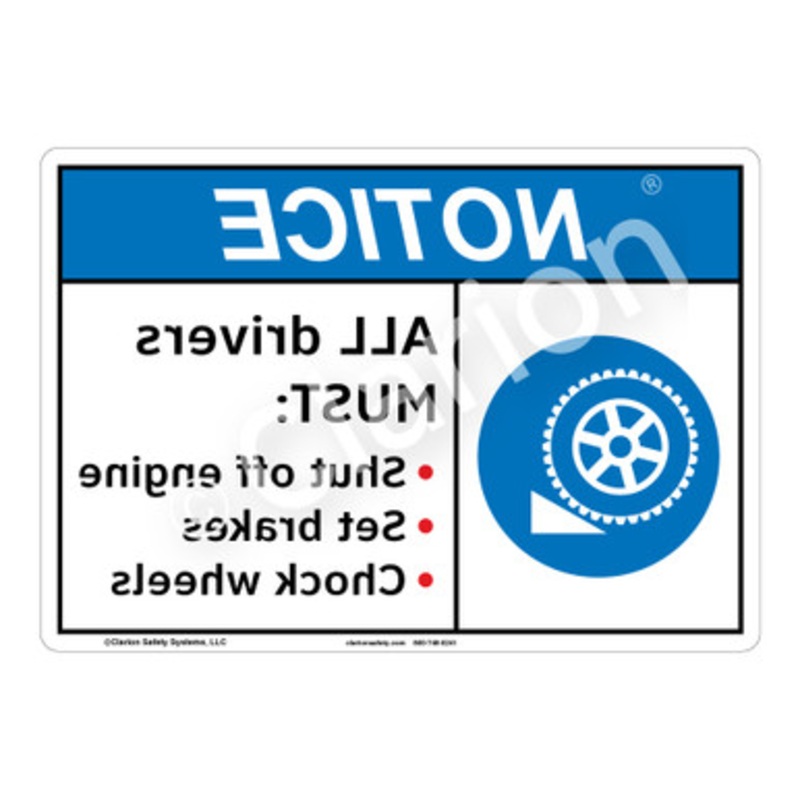 Notice All Drivers – Reverse Sign (F1134-)