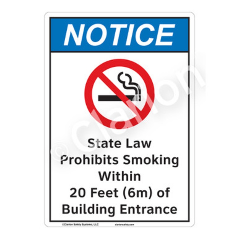 Notice State Law Sign (F1112-)