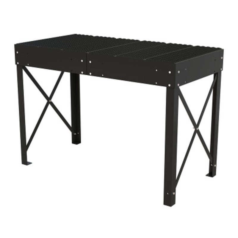Steel Personnel Work Platform, 70in Tall, 36in x 72in, Black