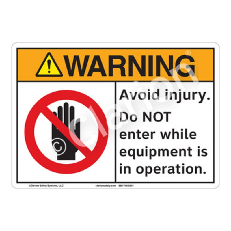 Warning Do Not Enter Sign (F1255-)