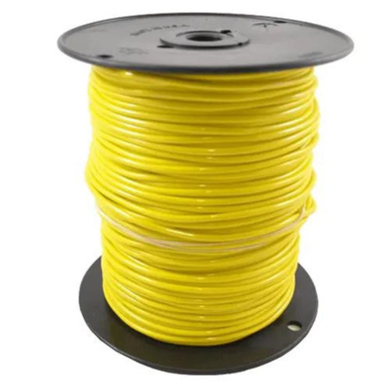 Yellow #16 AWG PVC Wire, 186ft
