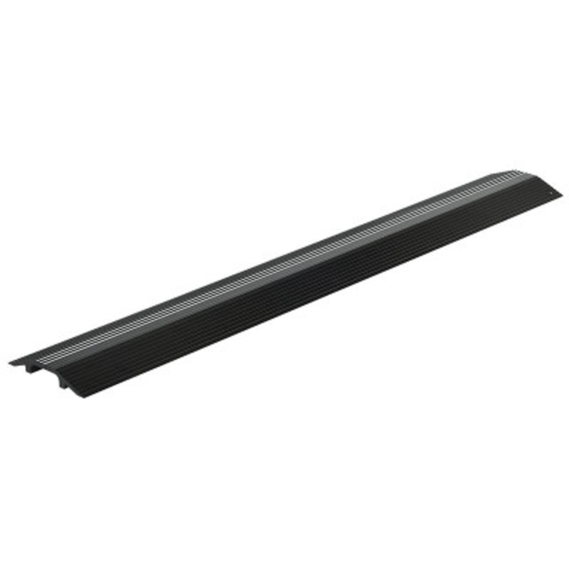Aluminum Extruded Hose and Cable Crossover, 48in, Black