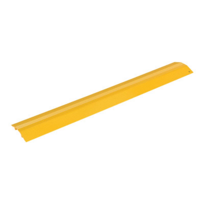Aluminum Extruded Hose and Cable Crossover, 48in, Yellow