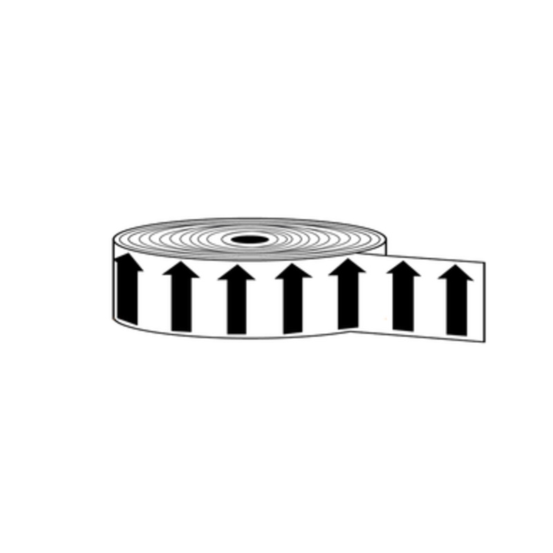 Arrow Banding Tape 2 x 30yd Black on White (ABT-2-MW)
