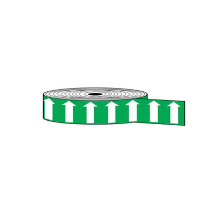Arrow Banding Tape 2 x 30yd White on Green (ABT-2-WG)