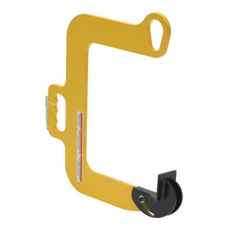 Steel Overhead Coil Hook, 12in, 1000 lb., Yellow