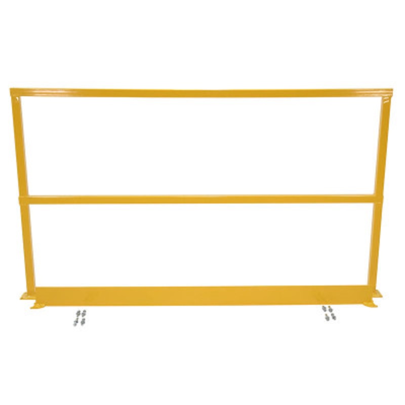 Safety with Hardware and Toe Board, 122-1/2 x 4 x 42in, Yellow