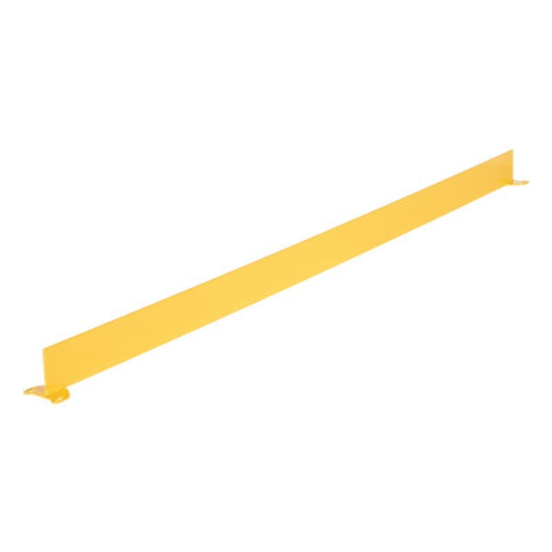 Square Safety Handrail Toe Board, 80-5/8 x 3-7/8 x 4in, Yellow
