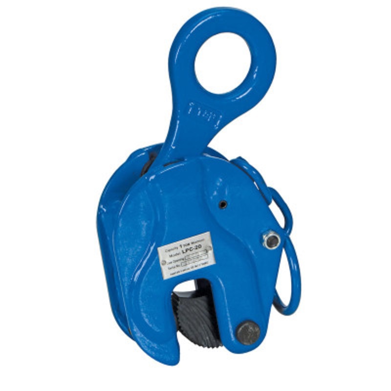 Vertical Positive Locking Plate Clamp 10 x 3 x 5in, 2000lb, Blue