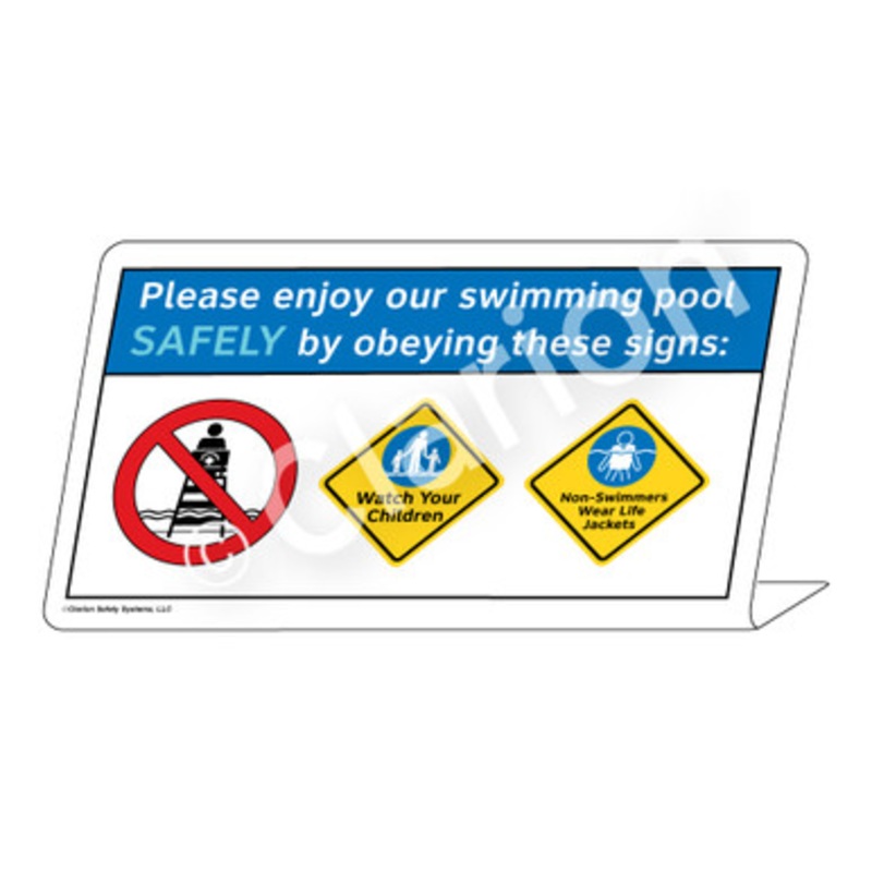 Watch Your Children Non-Swimmers Sign (WSS1743-e)