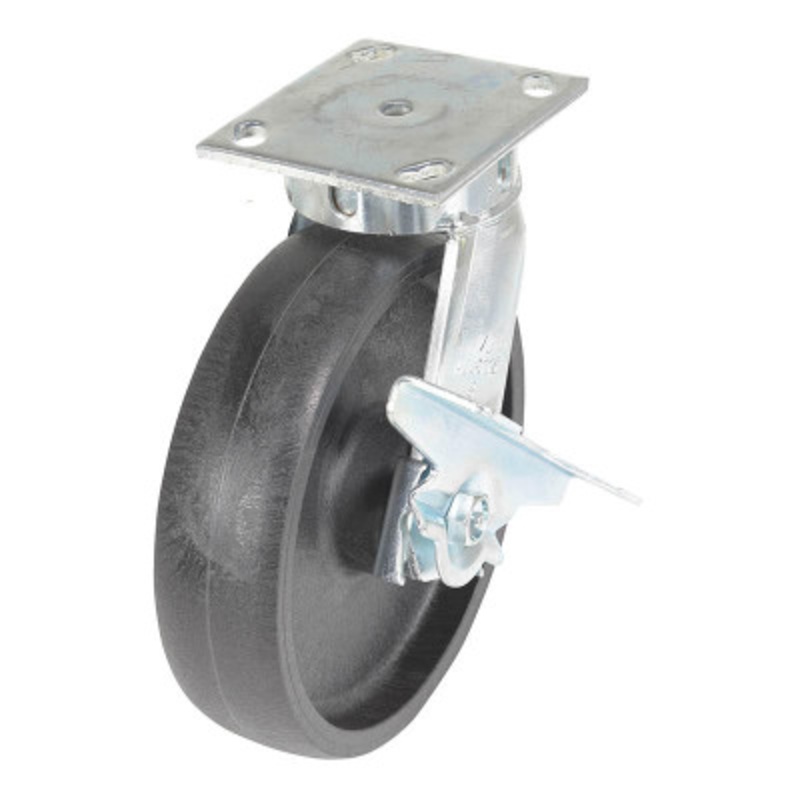 8X2 Heavy Duty Gfn,Swivel Caster W/ Brake