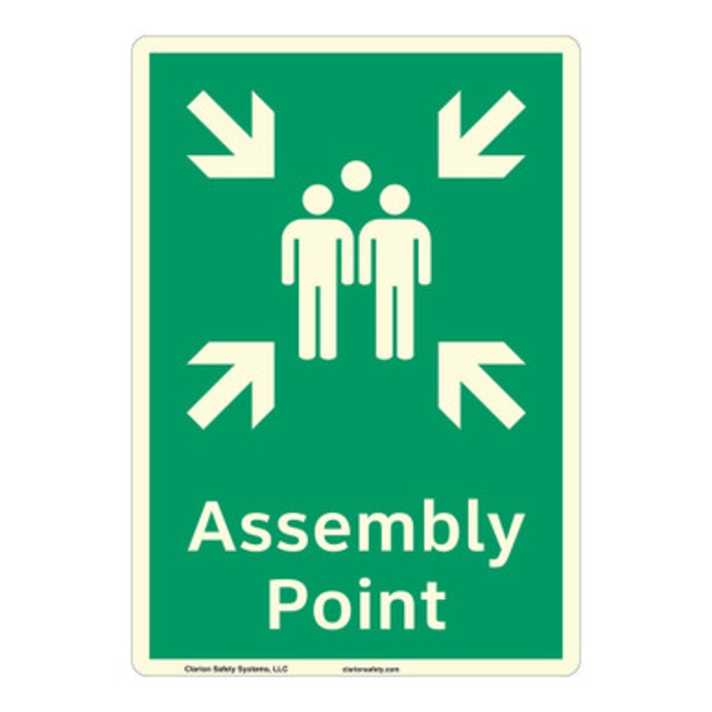 Assembly Point Sign (F1087-)