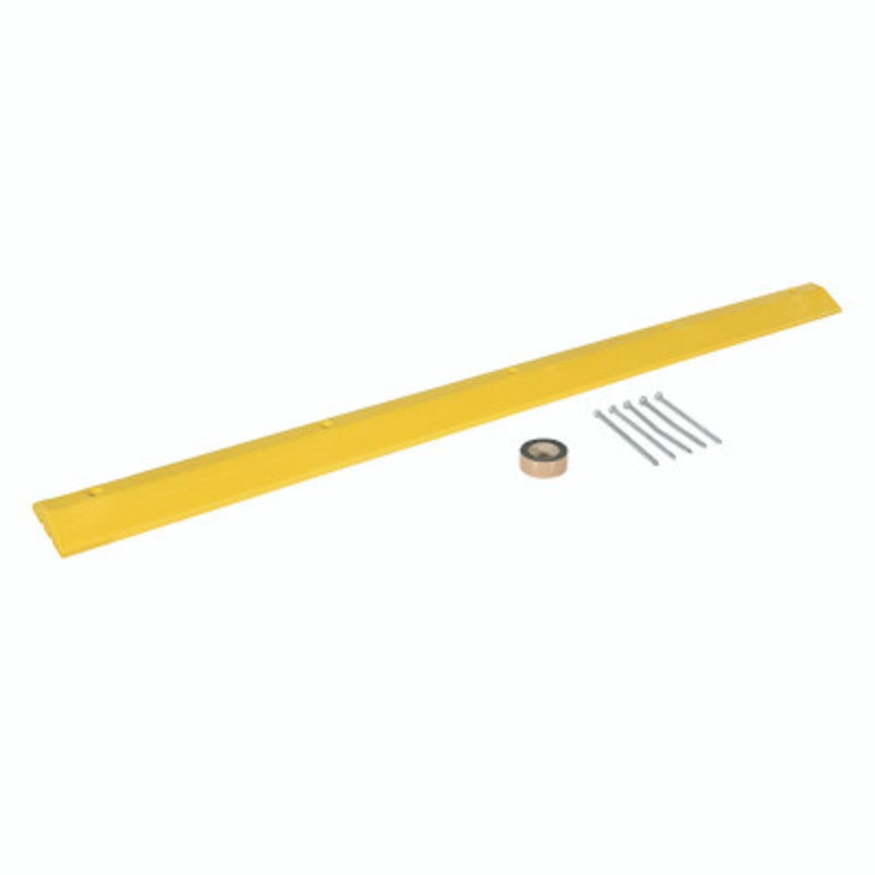 Speed Bump Asphalt Hardware 106in x 10in x 2in, Yellow