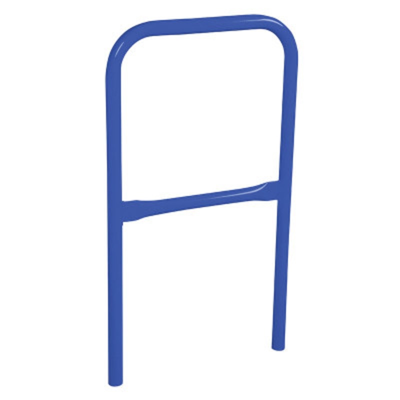 Steel Safety Railing, 2 Ft. Length, Blue