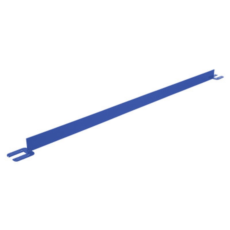Steel Toe Board For Pipe Safety Railing, 8 Ft. Length, Blue