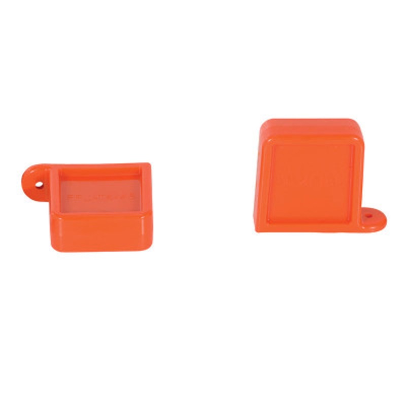 Thick Magnetic Fork Tip Protector 5-5/8 x 3/4in Fork Pocket, Orange