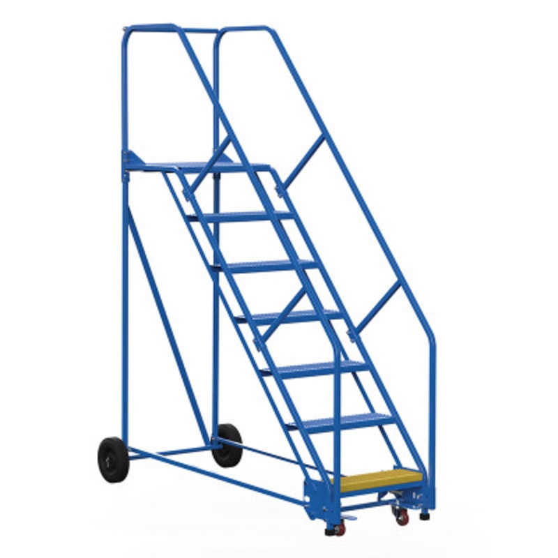 Warehouse Ladder 50 Deg Perf 7 Stp 21 In