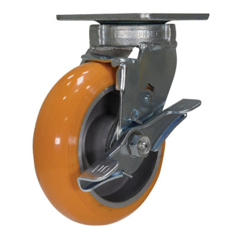 6X2 Polyurethane – Sirius Swivel W/Brake