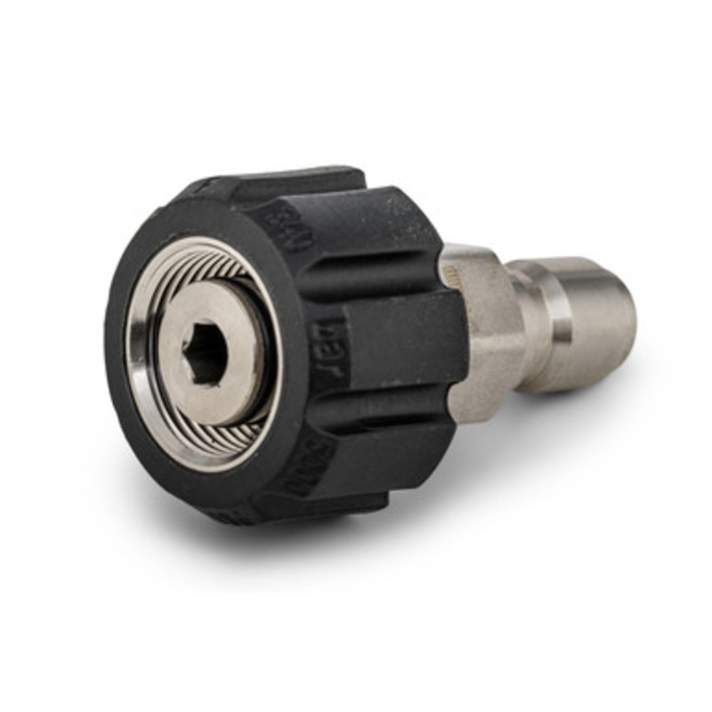 SS M22 Female X 3/8 QD Plug