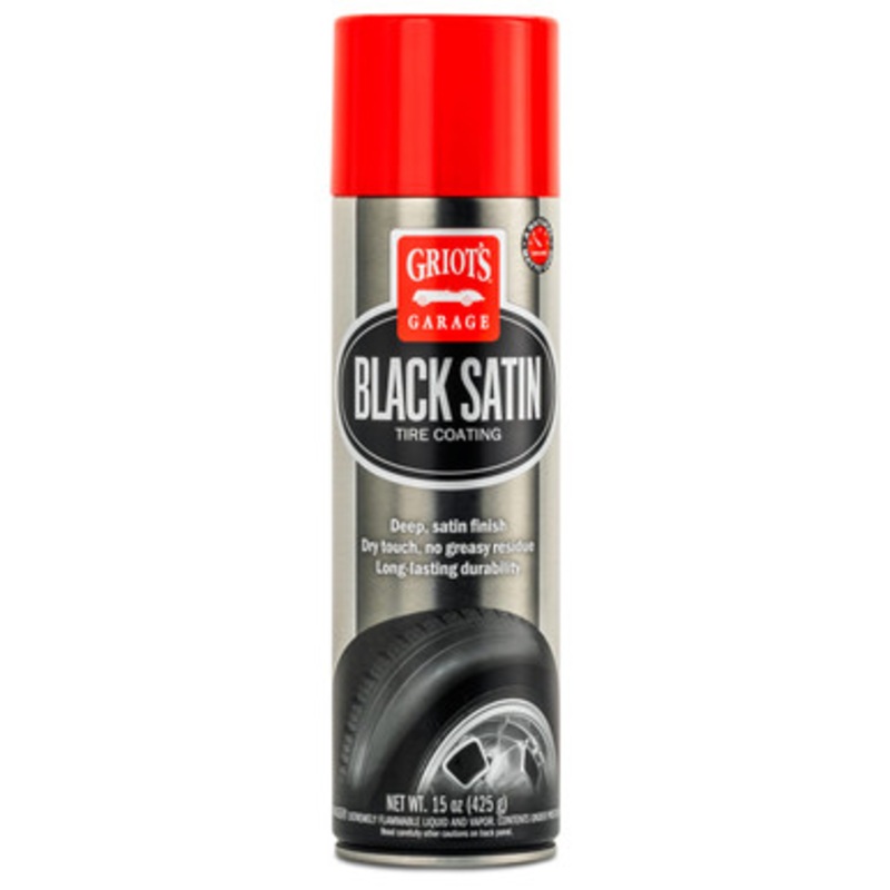 Black Satin Tire Coating
