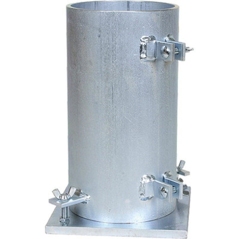 6x12in Reusable Concrete Mold Cylinder, Steel Concrete Test