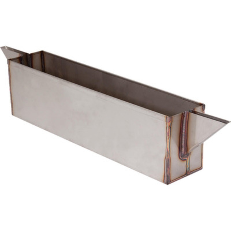 SS Sample Tray with Spout, 3 x 4 x 16.375in Specimens