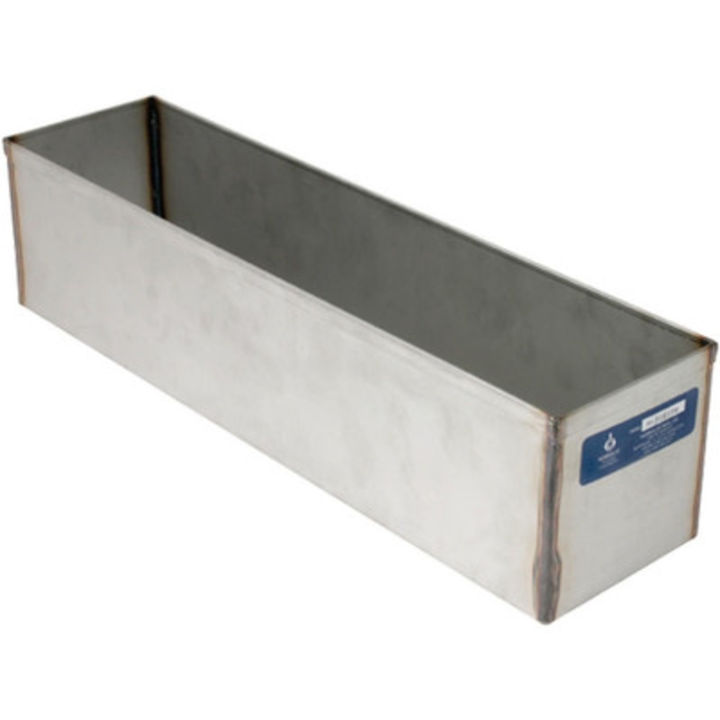 Stainless Steel Sample Tray, 100 x 100 x 400mm Specimens