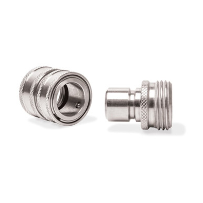 Stainless Steel Water Hose Quick Disconnect Set