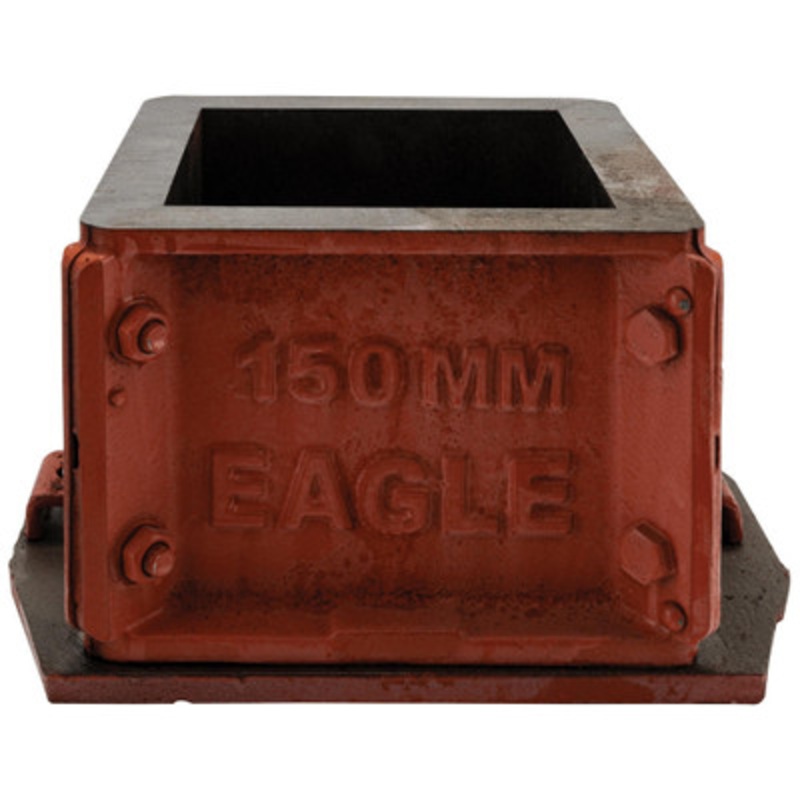 150mm Concrete Cube Mold, Steel, Heavy-Duty