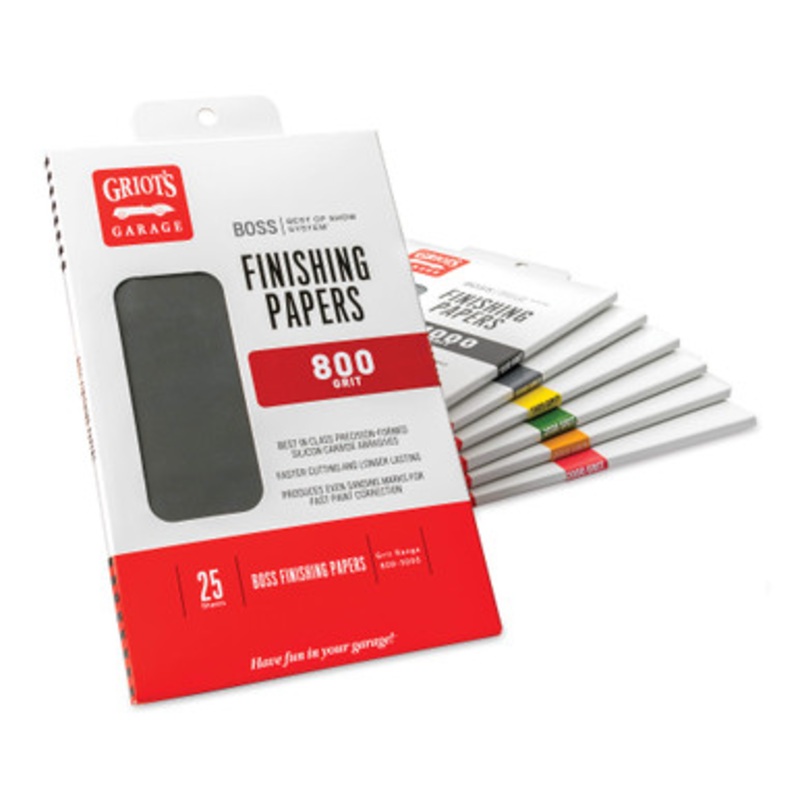 BOSS Finishing Papers, 25 Sheets