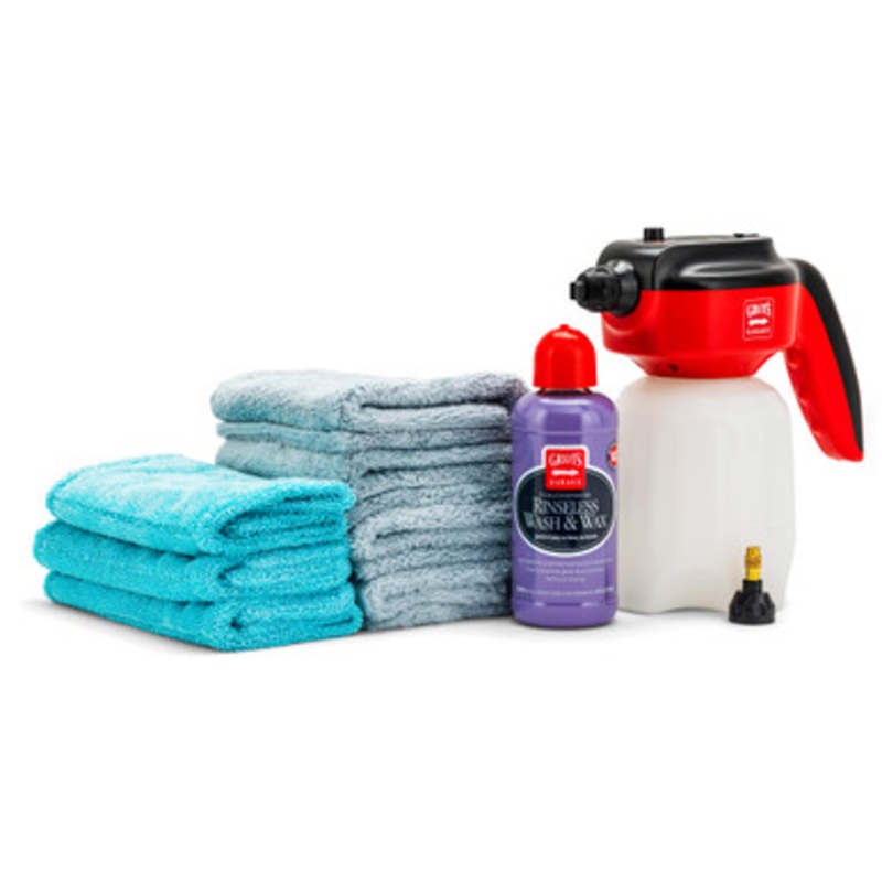 Cordless Foamer & Sprayer Rinseless Car Wash Kit