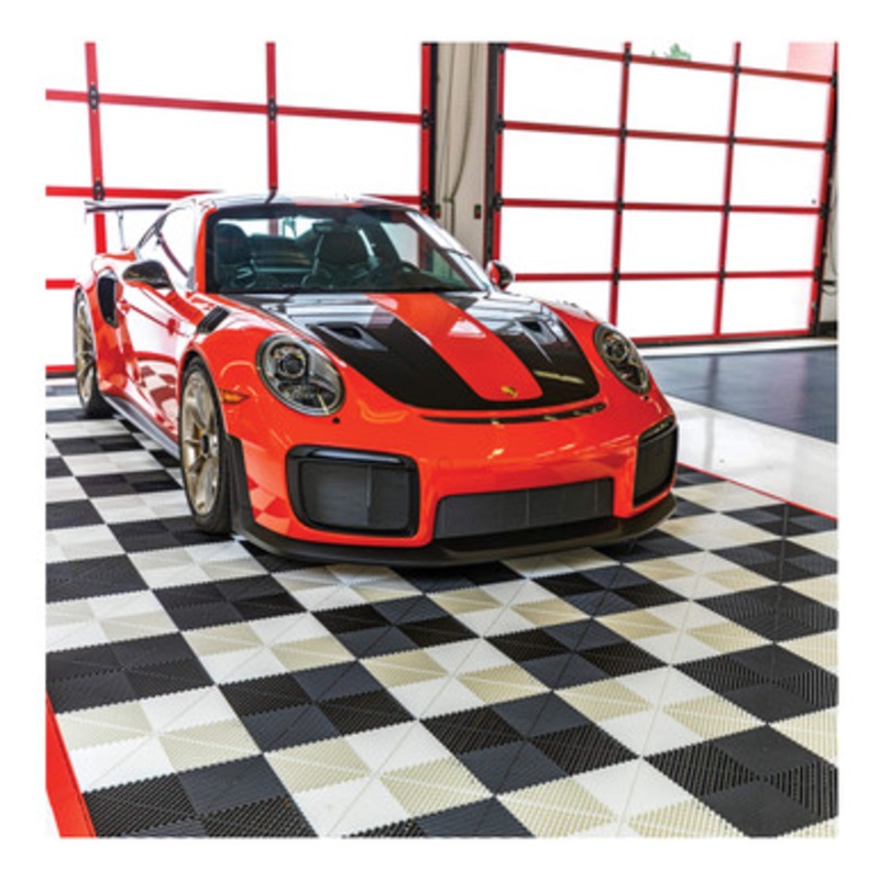 Swisstrax Ribtrax Pro Floor Tile, 6 Pack