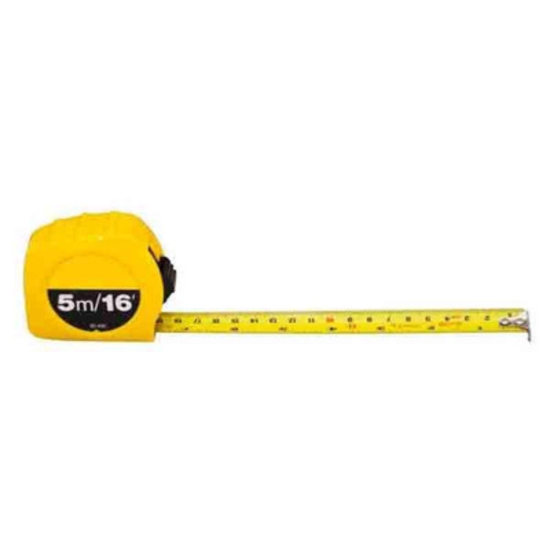 16ft Tru-Zero Hook Measuring Tape (Inches/Centimeters)