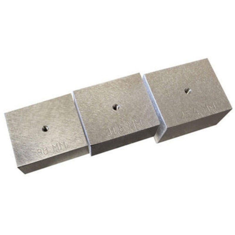 Spacer Block Set for Asphalt Sample Preparation Saw