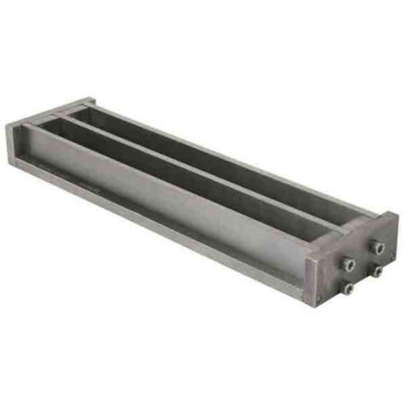 2-Gang Prism Mold, 1 x 1 x 10in (Stainless Steel)