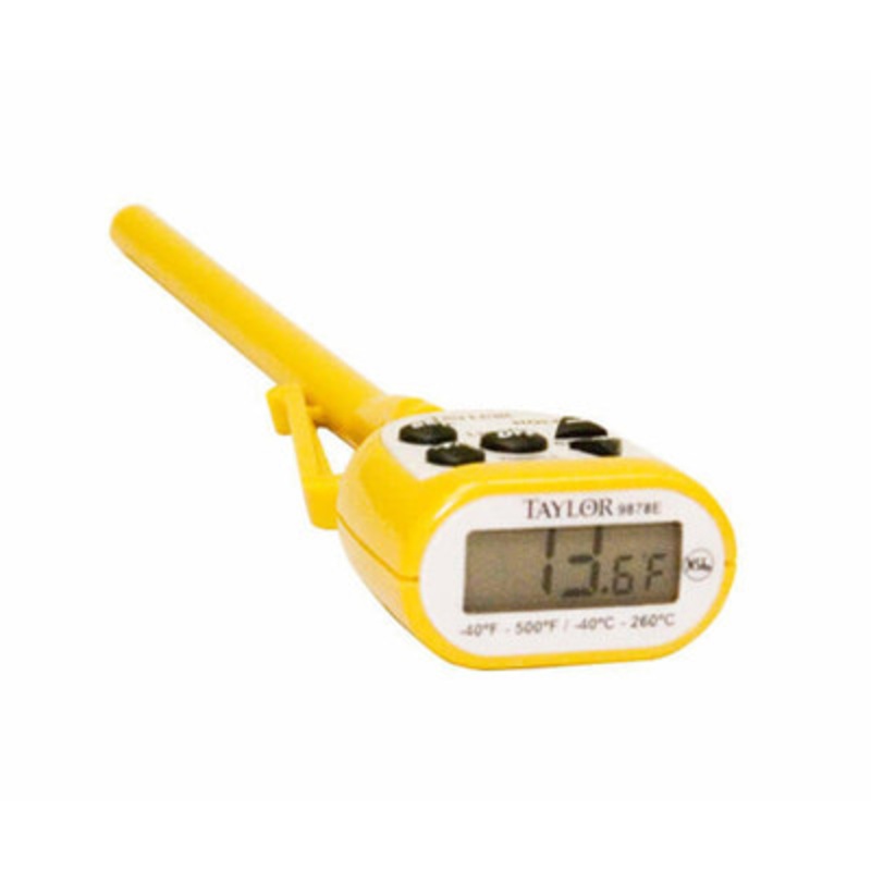 Taylor 9878E Pocket Digital Thermometer, -40 to 500F/-40 to 260C