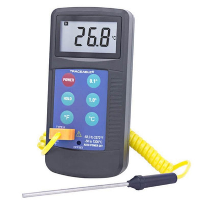 Traceable Workhorse Digital Thermocouple Thermometer, -58 to 2372F