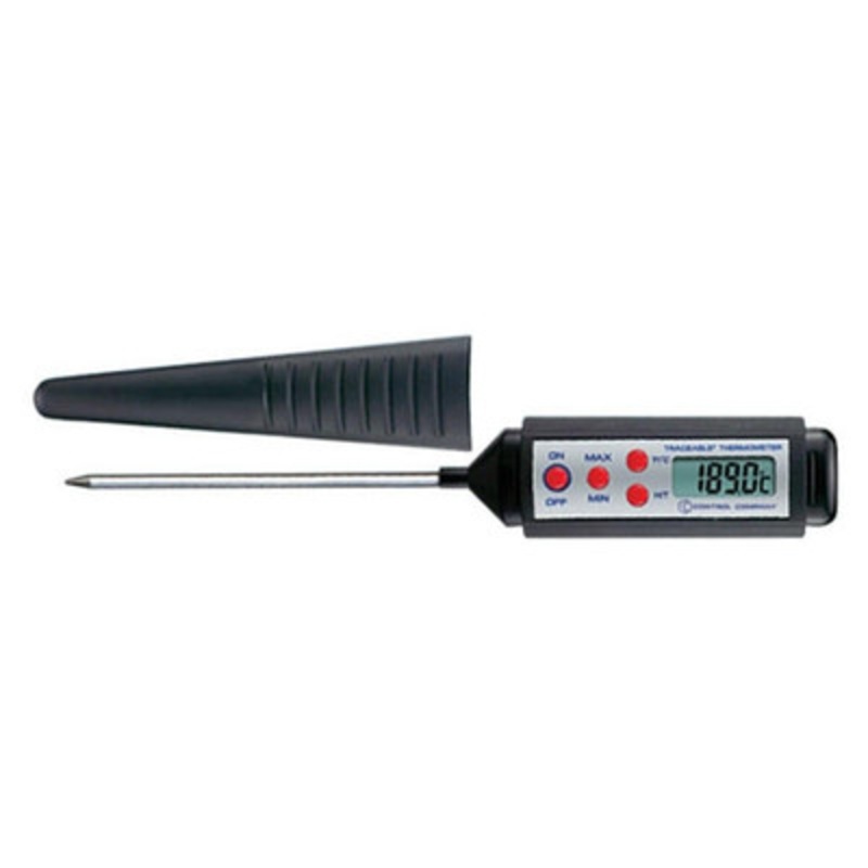 Traceable Pocket Thermometer, -58 to 572F (-50 to 300C), 1.5C Accuracy